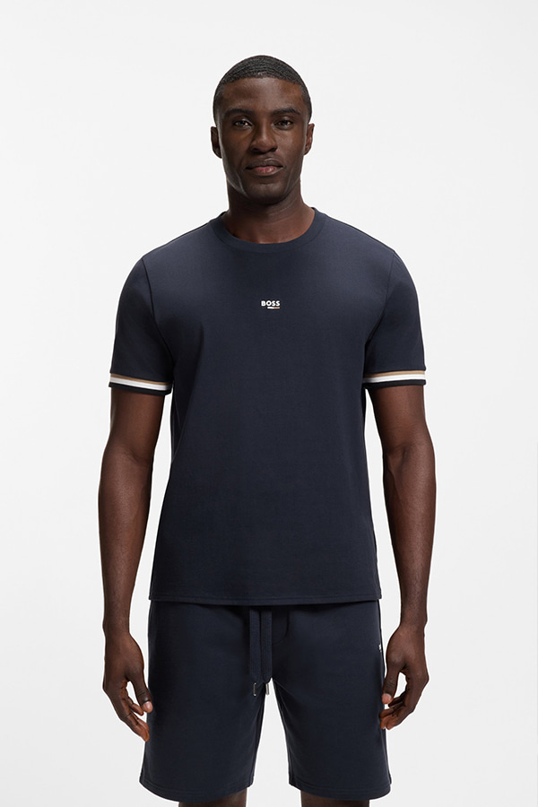 ΜΠΛΟΥΖΑ T-SHIRT BOSS - 403 ΜΠΛΕ